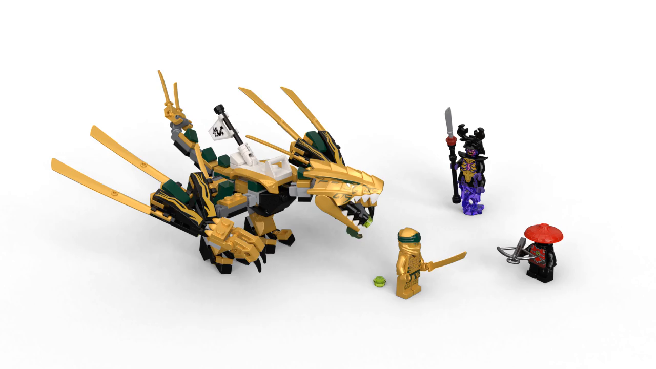 LEGO 70666 NINJAGO Goldener Drache mit Actionfiguren – Bild 8