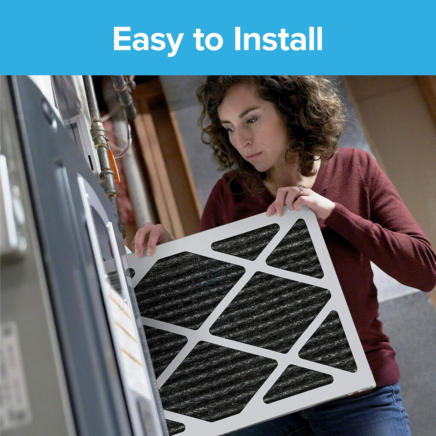 Filtrete 16x25x1, AC Furnace Air Filter, MPR 1200, Allergen Defense Odor Reduction, 2-Pack (exact dimensions 15.69 x 24.69 x 0.81): Home Improvement