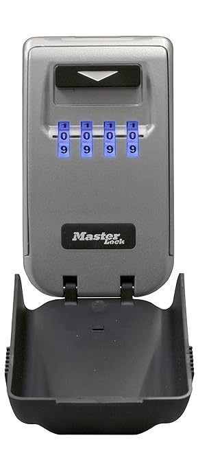 Masterlock Schlüsseltresor mit Beleuchteten Zahlenrädern [Medium] - 5425EURD - Select Access- Bewahrt die Schlüssel für Sie
