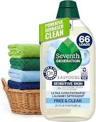 Seventh Generation Laundry Detergent, Ultra Concentrated EasyDose, Free & Clear, 23.1 Fl Oz