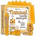 Beeswax Candle Making Kit - All-Inclusive DIY Candle Making Kit for Kids and Adults Candle Rolling Kit Candle Maker Beeswax S