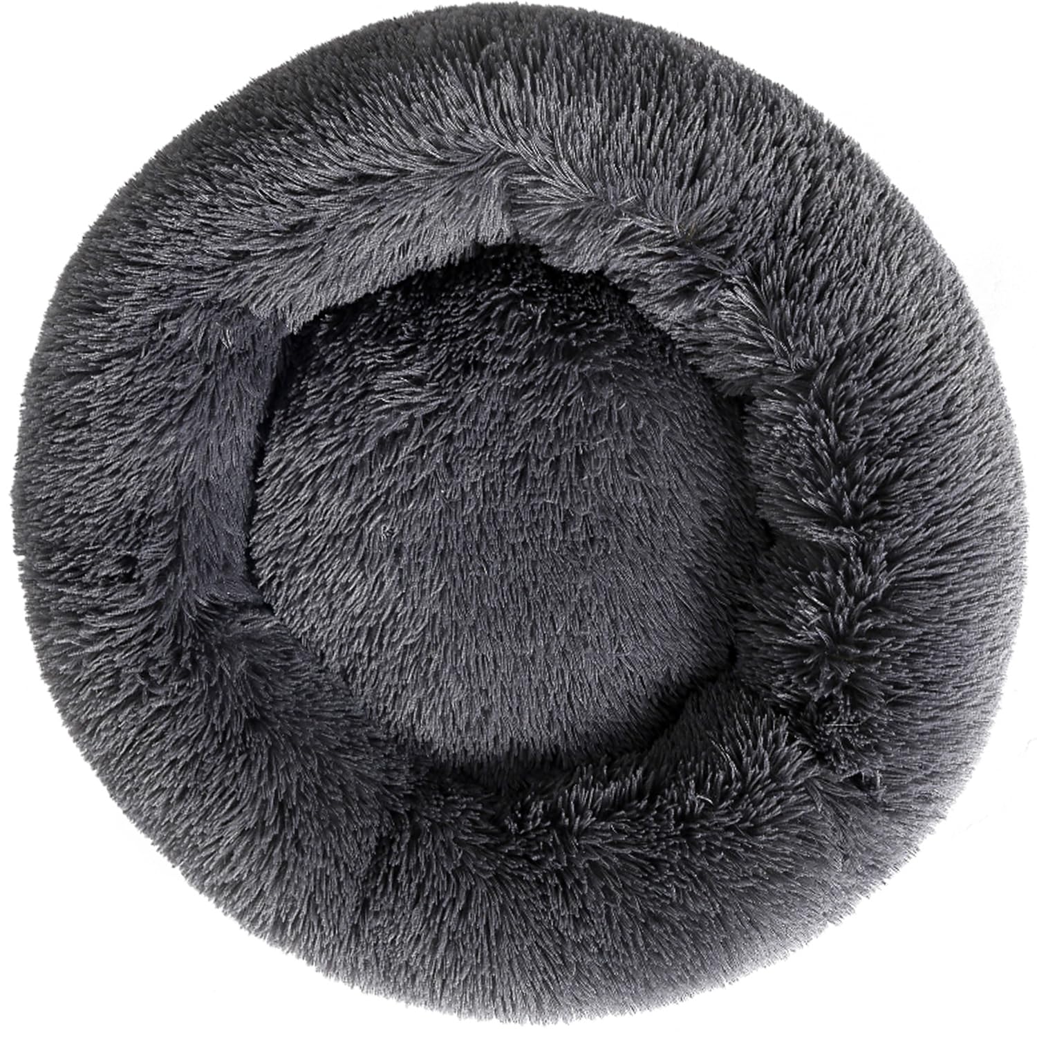 Fhodigogo Plush Donut Cat Bed dog bed cat beds for indoor cats Kitten Sofa Pet sleeping bag Kitten Pillow Puppy Bed Soft Warm Cozy for Small Pets Up to 3Kg