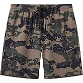 Tyhengta Men's Swim Trunks Quick Dry Beach Shorts with Zipper Pockets and Mesh Lining