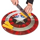 Marvel Avengers Captain America Shield Cutting Board - Non Slip Feet