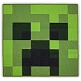 MINECRAFT Area Rug | Creeper Decorations Rug Features Creeper from Creeper Face Decorations | 39-Inch Square Area Rug