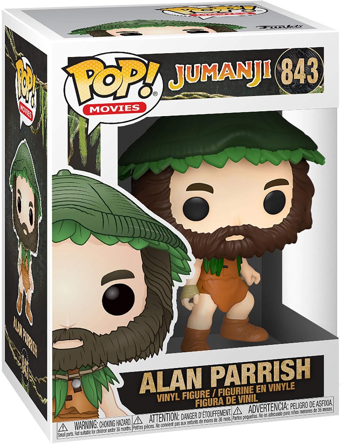 Funko POP! Movies: Jumanji - Alan Parrish, Multicolor, 3.75 inches - Image 3