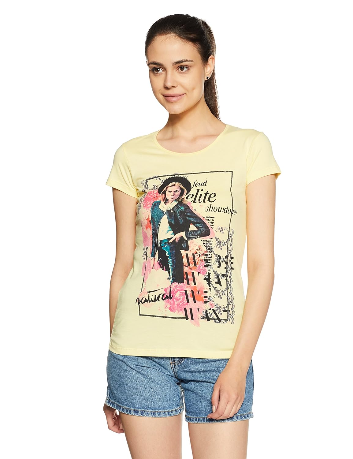 dj&c women's regular fit t-shirt