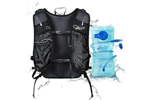 Runlight Hydration Backpack Running Hydration Vest Lightweight Runner Hydration Pack with 1.5L Water Bladder Water Backpack for Hiking Marathon Biking Raves for Women Men