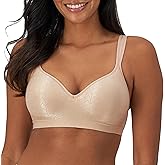 Bali Women's Wireless Bra DF3463, Comfort Revolution Full-Coverage Bras for Women, Moisture-Wicking, Wirefree