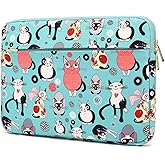 KAYOND Water-Resistant 15 inch Laptop Sleeve,15.6 inch 15 inch Laptop Case Carrying Notebook Bag (15-15.6 Inch, Lovely cat)