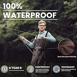 SEAKRU Waders for Men, Fishing Chest Waders