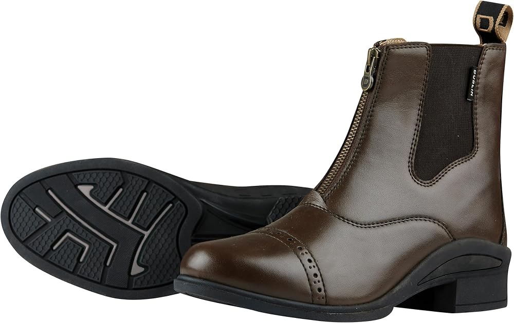 Dublin Altitude Zip Paddock Boots Brown Childs 2
