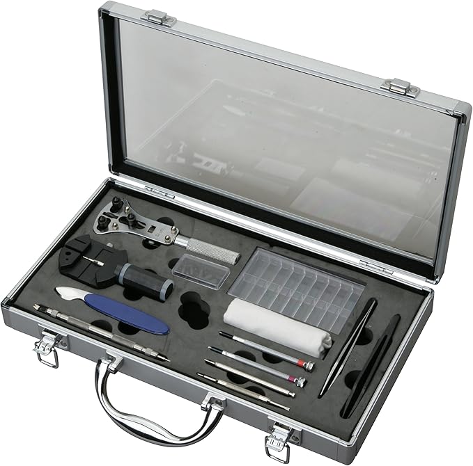 Optima 55046 Complete Repair Tool Kit Watch Repair Kit Amazon.ca Watches