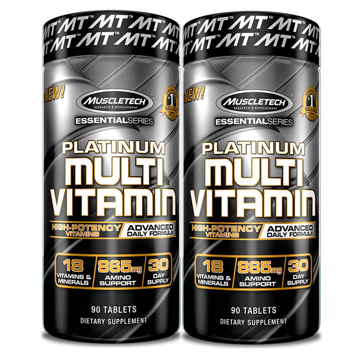 MuscleTech Platinum Multi Vitamin 90 Count (2 Pack) - DailyNutriPlus LLC
