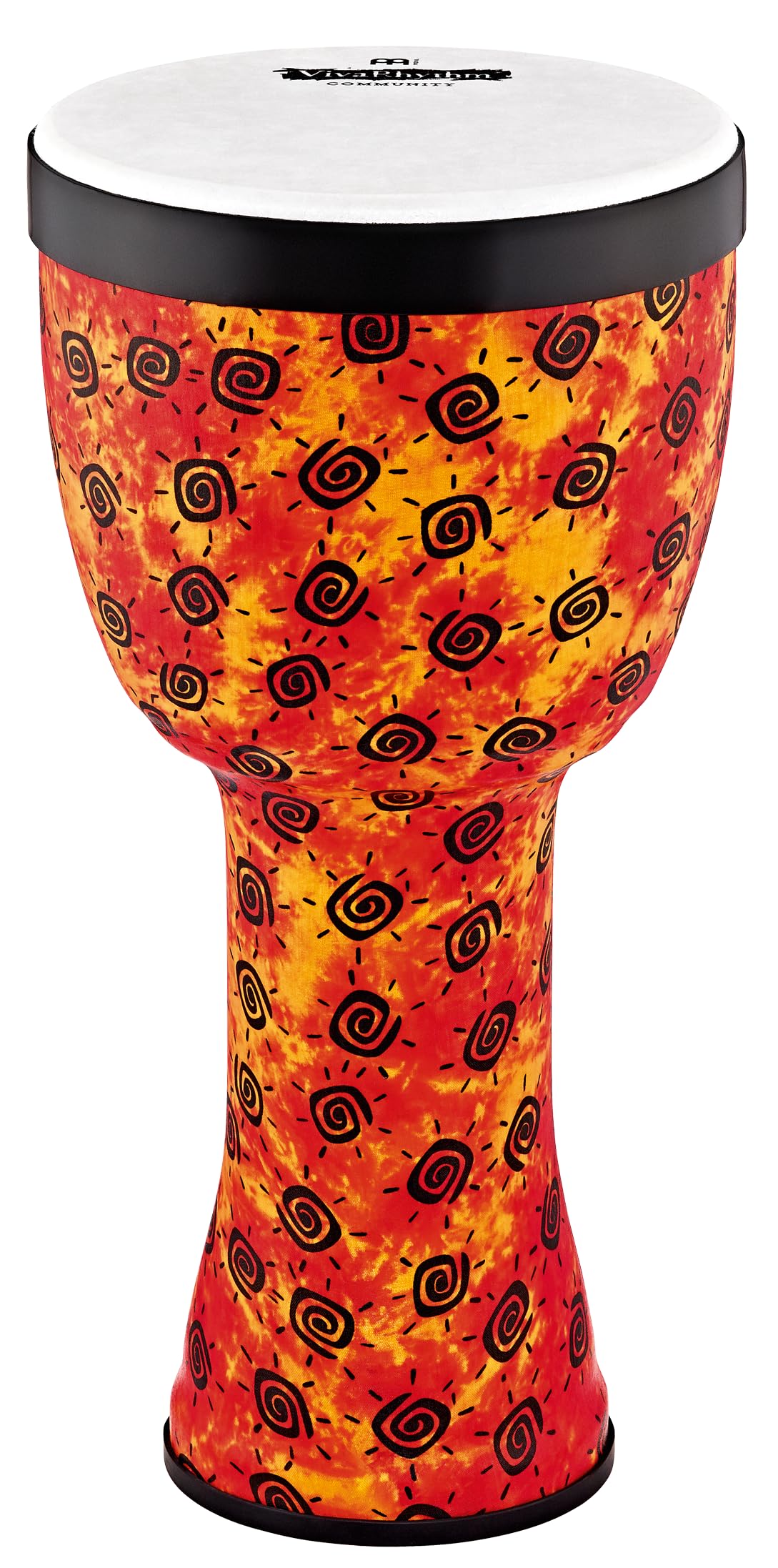 Meinl Percussion VivaRhythm Djembe Instrument - Very Large Handdrum - With Synthetic Head - Diameter 14 Inches - Plastic, Multicoloured (VR-SDJPO14-SH)