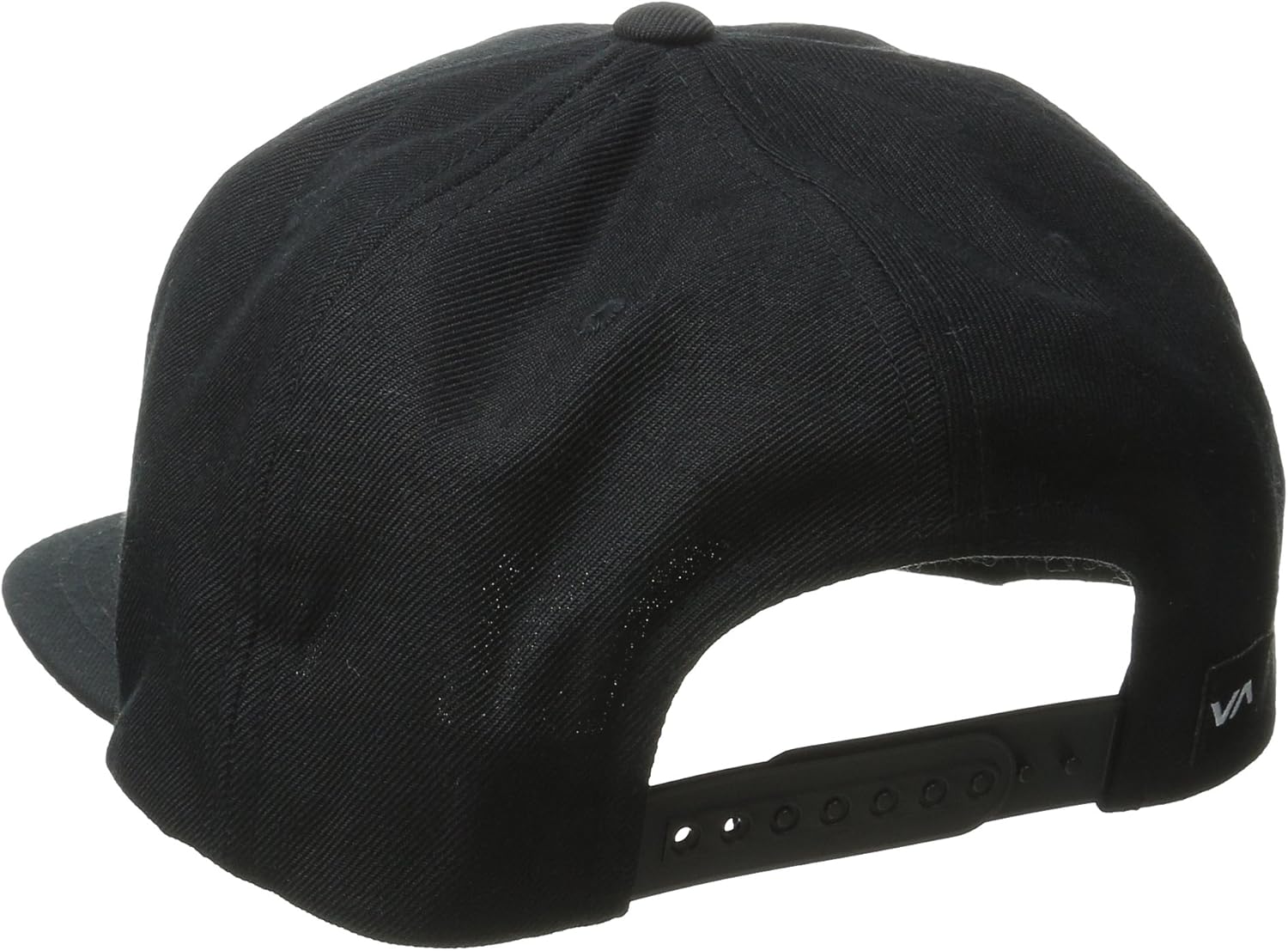 RVCA Commonwealth Snapback Hat Black 1SZ: Clothing