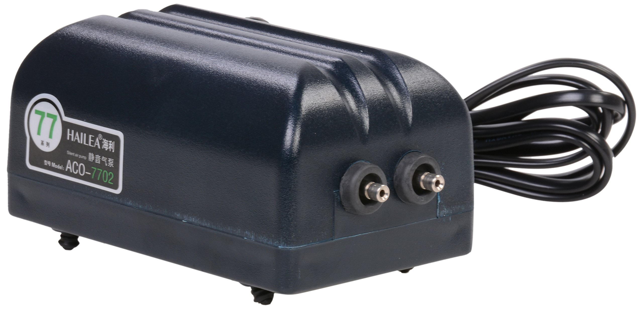 Hailea Aco 7702 Air Pump 4.5 Watt, 2x 4 l/m, Max. Pressure 1.5 m