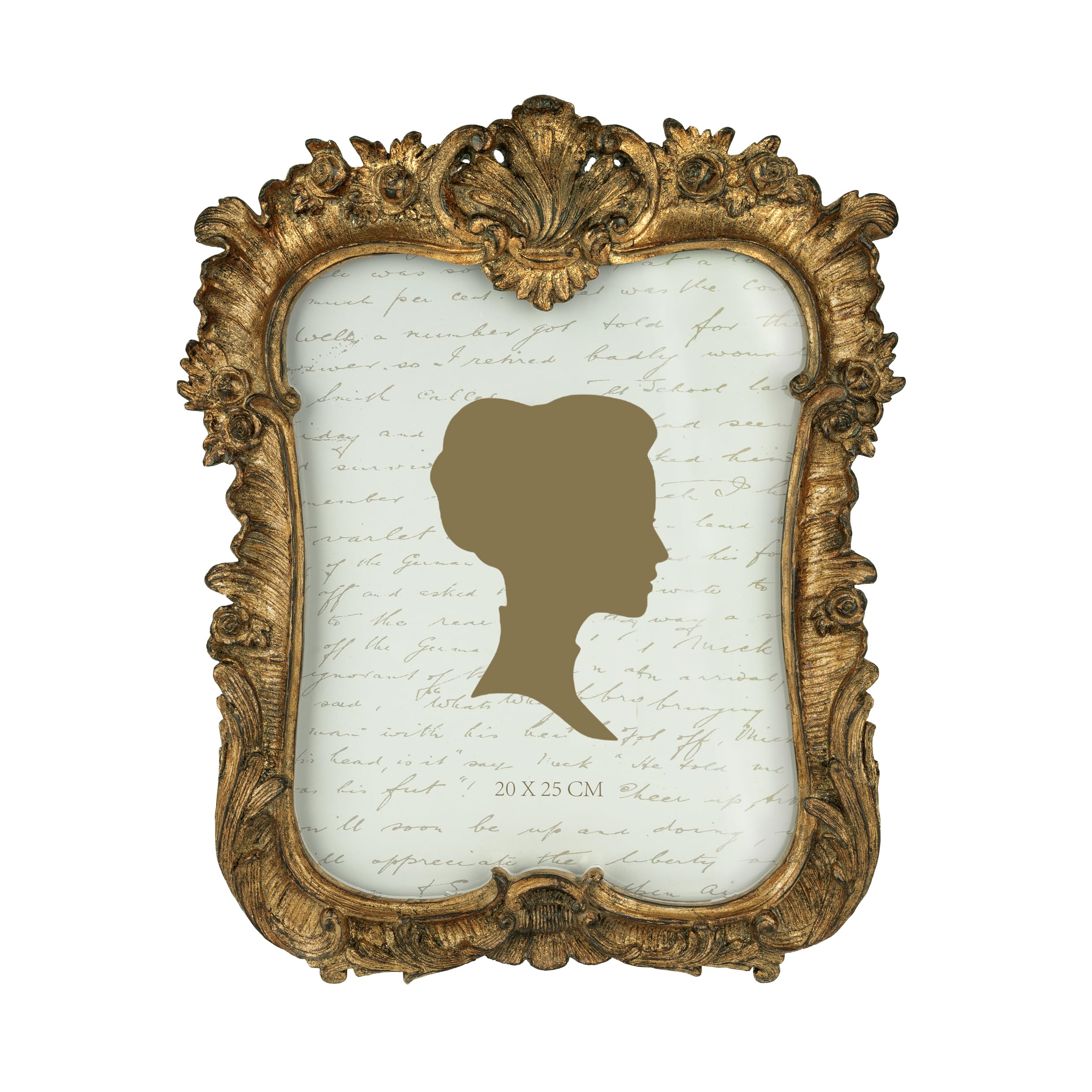 Photo 1 of AELS 8x10 Inch Vintage Picture Frame, Elegant Luxury Antique Photo Frames with Glass Front, Photo Display, Tabletop Wall Hanging, Gift Ideas, Distressed Dark Bronze
