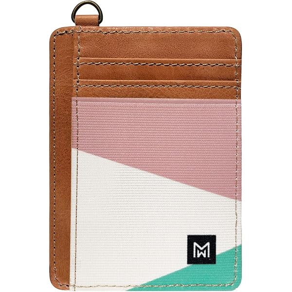 Leatherboss Genuine Leather Hipster Zipper Credit Card Holder Wallet - Brown Men's Bifold