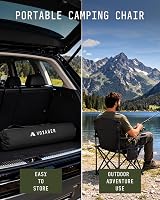 Voyager Folding Camping Chairs 2 Pack with Cooler Bag Portable 600D view 9