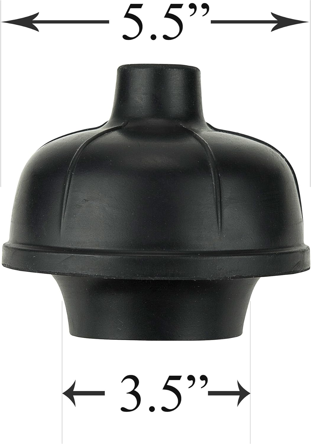 SteadMax Rubber Toilet Plunger, Double Thrust Force Cup, Heavy Duty, Commercial Grade with 18” Wood Handle: Home & Kitchen