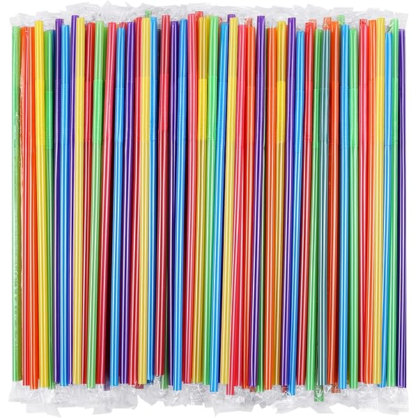 10,000 Multicolor Bendable Straws – BPA Free, Biodegradable, For Parties, Events, Drinks