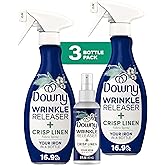Downy Wrinkle Releaser Spray | All In One Wrinkle Release Spray, Odor Eliminator, Static Remover | Fabric Refresher & Ironing
