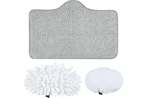 Gatlei Floor mop & hanging heat head cloth & window scraper cloth for Steam Mop