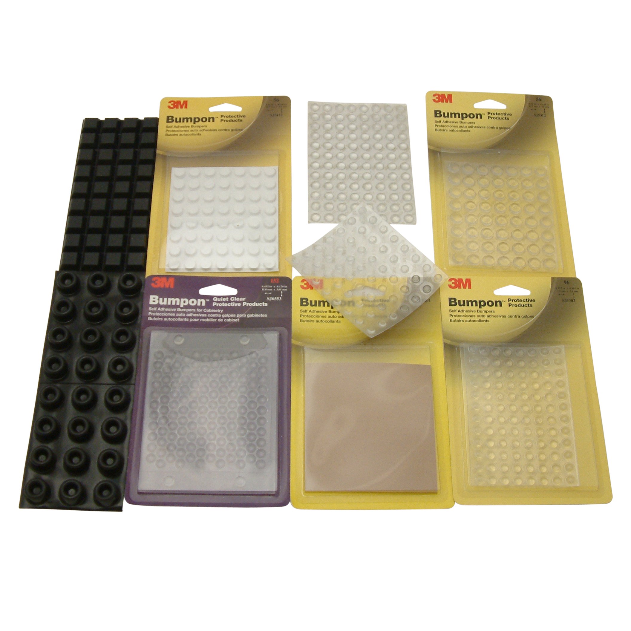 Industrial & Scientific Adhesive Bumpers Light Brown 3M Scotch SJ5201