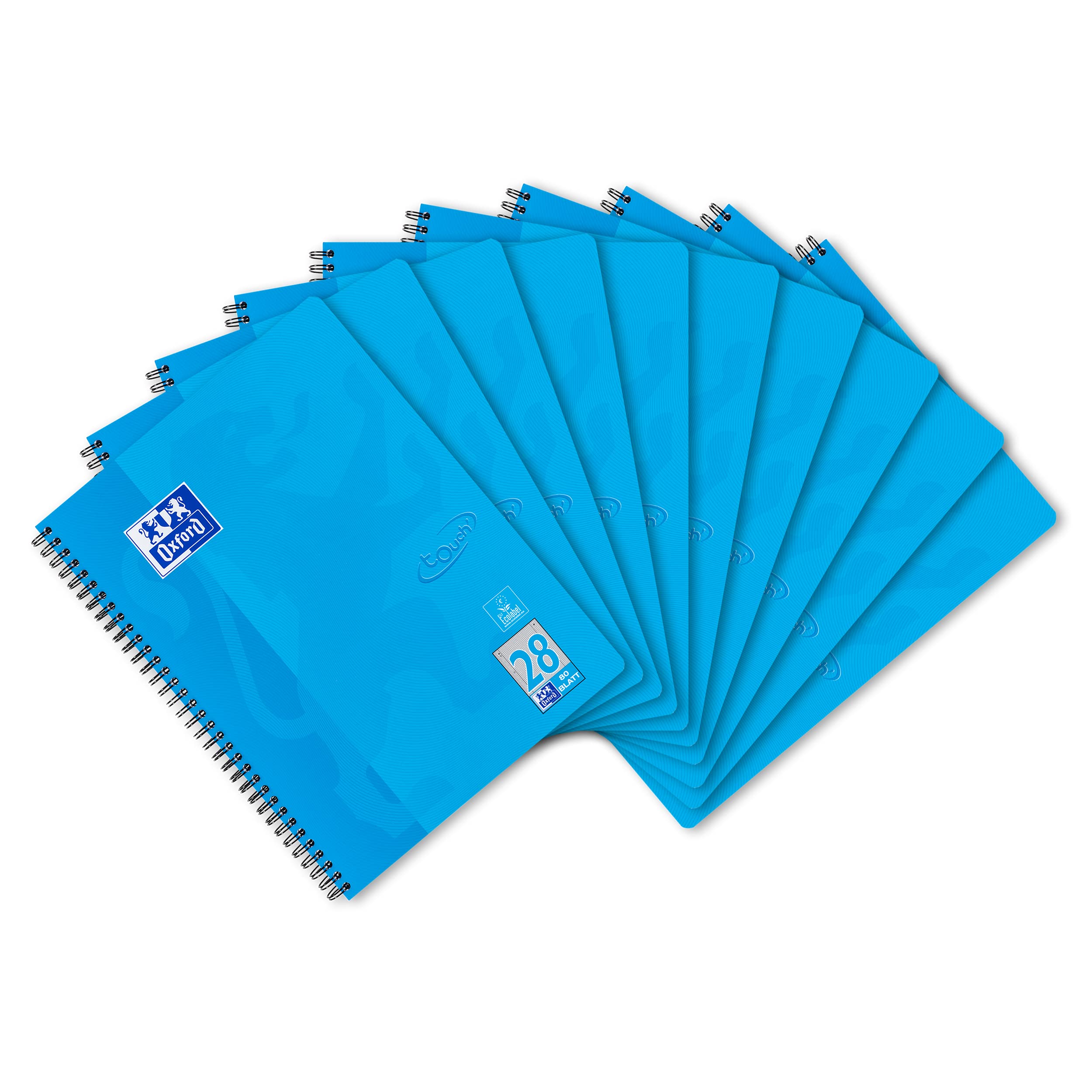 Oxford Writing pad 400086492 "Touch" Squared, Sea Blue 10 Blue (sea Blue) โ image 1