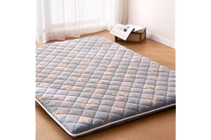 Premium Japanese Floor Mattress Full Size 80"x 54", Extra Thick Futon Mattress with 100% High Density Foam - Ideal for Comfor