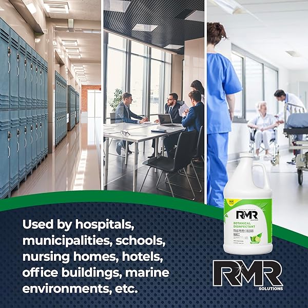 RMR BRANDS BOTANICAL DISINFECTANT AND CLEANER, KILLS 99% OF HOUSEHOLD BACTERIA AND VIRUSES, EPA REGISTERED, 1 GALLON
