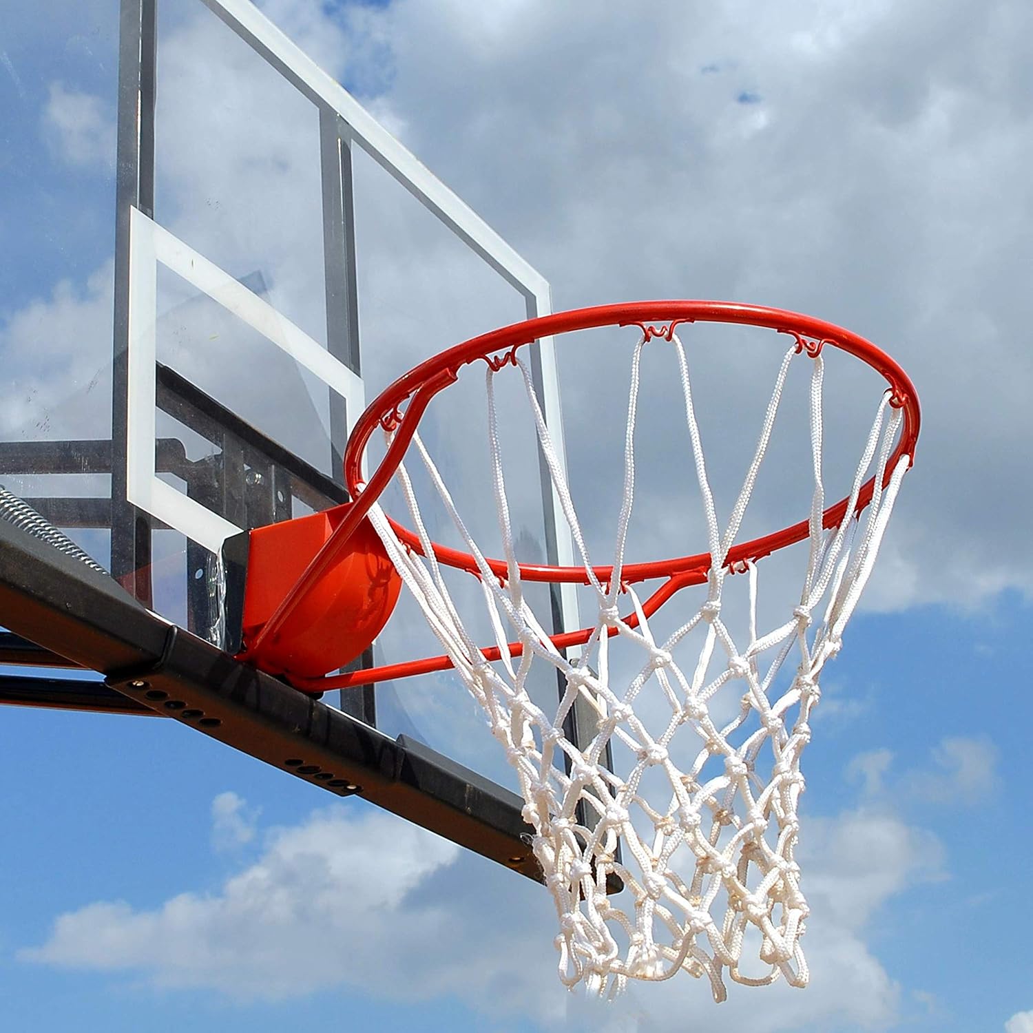 Gains Professional Basketball Net Replacement, All Weather Heavy Duty Anti Whip, Fits Standard Indoor or Outdoor 12 Loops Rim White. : Sports & Outdoors