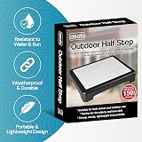 ASAB Portable Half Step Stool Non Slip Mobility Aid 49x39x9.5 cm view 8