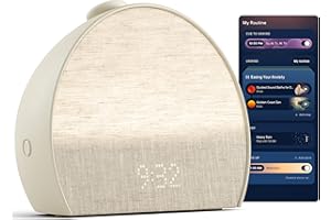 Hatch Restore 3 Sunrise Alarm Clock, Sound Machine, Smart Light (Putty) - White Noise, Screen-Free Sleep Routine