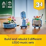 LEGO Creator 3in1 Record Player with Flowers 31172 Buildable Toy view 2