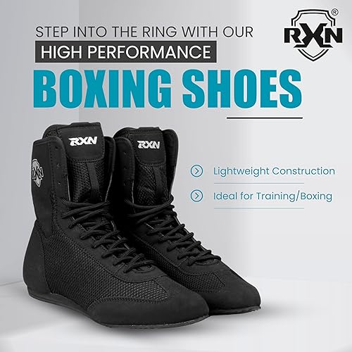 RXN Men's Boxing Shoes UK Black in Kuwait Whizz Wrestling