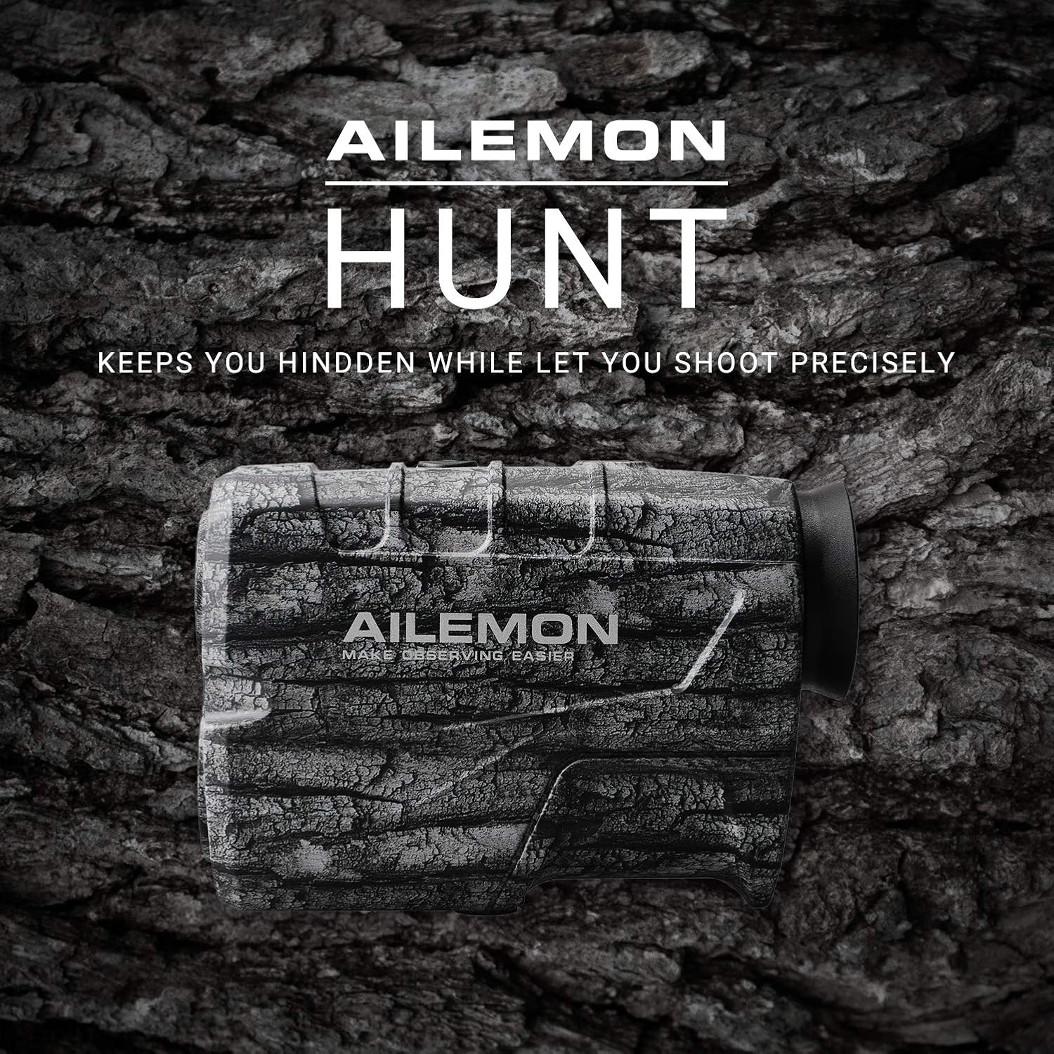 AILEMON 6X Laser Range Finder Rechargeable for Hunting Bow Rangefinder Distance Measuring Outdoor Wild 650/1200Y with Slop Flaglock High-Precision Continuous Scan (CAMO1) : Sports & Outdoors
