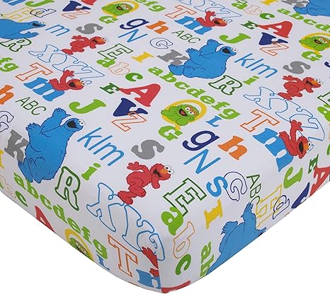 sesame street crib sheets