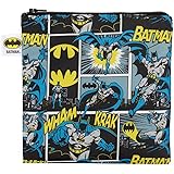 Bumkins DC Comics Snack Bag, Batman Comic, Large