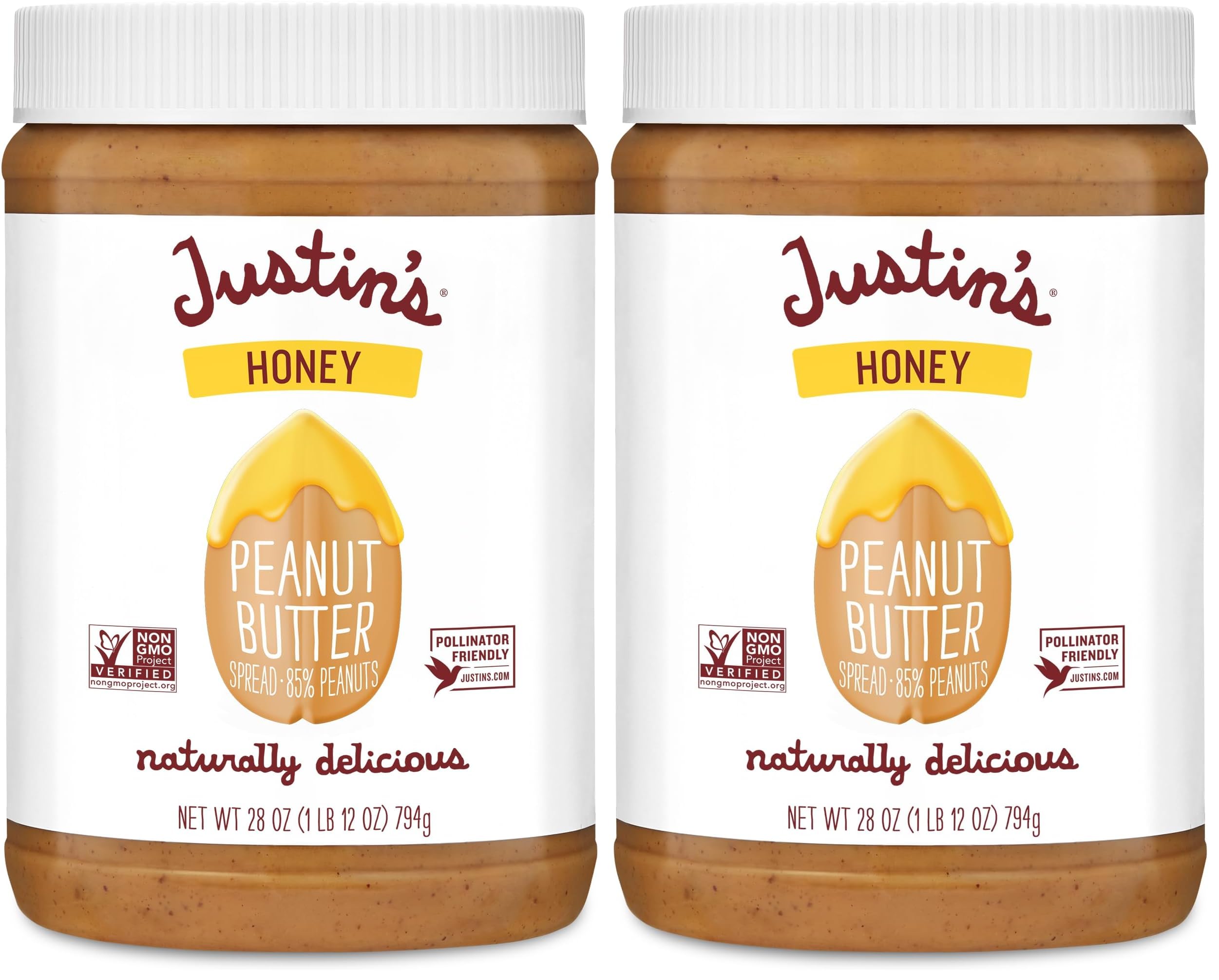 JUSTINS No Stir, Gluten-Free, Honey Peanut