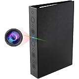 Hidden Camera, PORTOCAM PO9 Security Book Spy Camera Home Surveillance Nanny Cam with Motion Detection and Night Vision, Built-in 10000mAh Battery Standby up to 2 Years(Video Only)