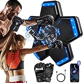 Music Boxing Machine for Adults and Kids, Smart Bluetooth Boxing Training Equipment with Gloves, Target Workout Equipment for for Home, Office