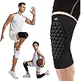 HiRui Knee Pads for Kids Youth Adult, Basketball Knee Brace Knee Sleeves, Collision Avoidance Kneepad Knee Support for Volleyball Football Cycling Wrestling, Lightweight (X-Small, Black)