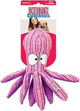 KONG CuteSeas Octopus Corduroy Plush Dog Toy for Large Dogs view 4