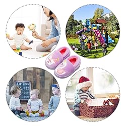 Plush Warm Slippers for Girls Boys Kids Toddlers