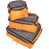 Mystery Ranch Mission Packing Cube Set of 3 &ndash; Breathable Organizing Cubes for Clothes, Gear &amp; Essentials &ndash; Hunter