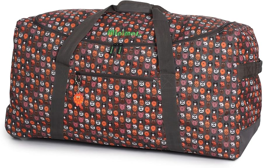 Minimals Animal 30" Wheeled Holdall with Free Keyring! Amazon.co.uk Shoes & Bags