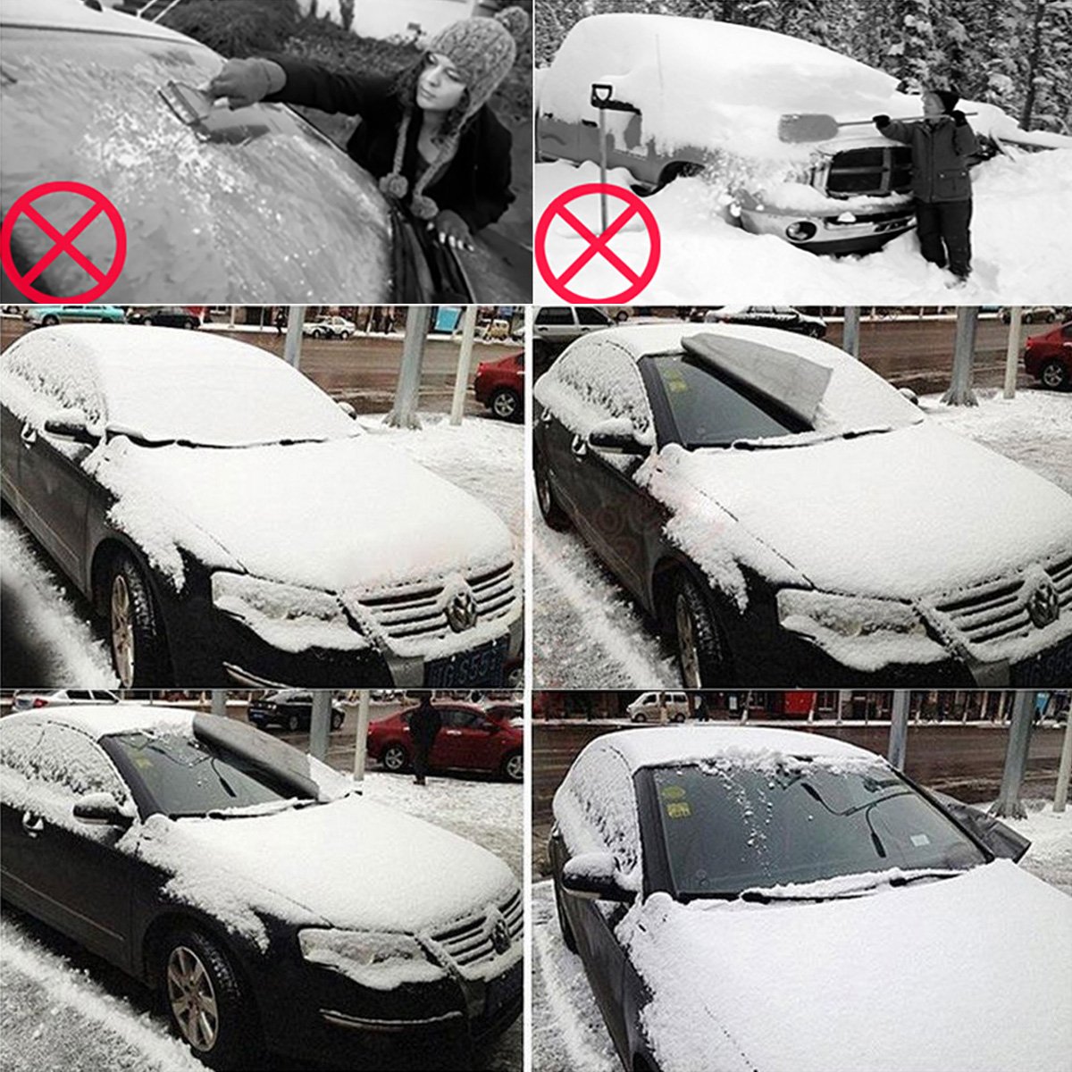 爆売り 車フロントガラス雪カバー Frost雪氷防水防風防塵アウトドア車カバーfitsほとんど車 Suv トラック Van With Magneticエッジ S ブラック Snowcover Black S001 B077vgyk8v S ブラック 保障できる Bsonline Co Il