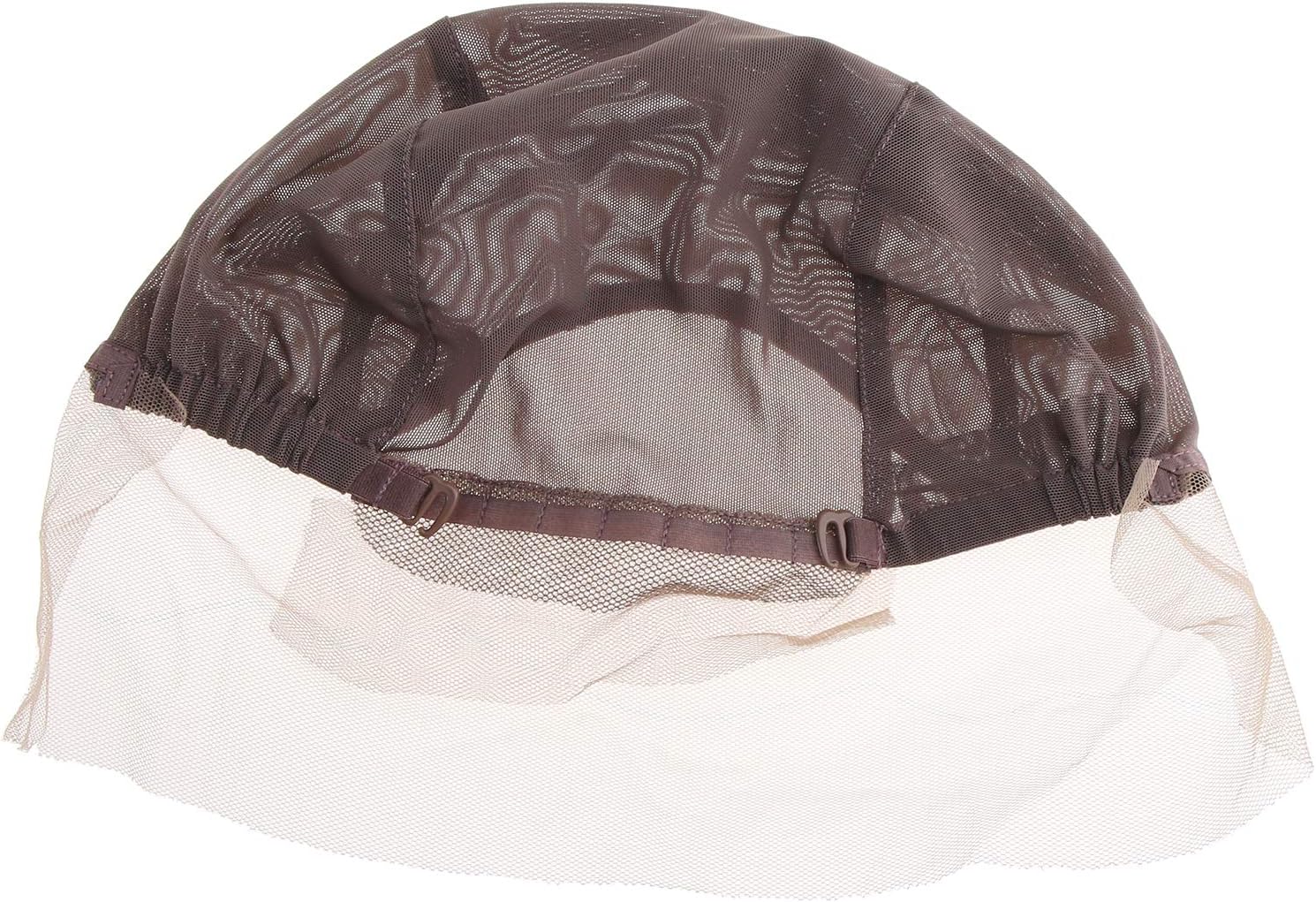 YINETTECH Lace Front Net Cap for Wearing Wigs Soft Stocking Fabric Control Hair Under Wig, Medium Brown - Image 3